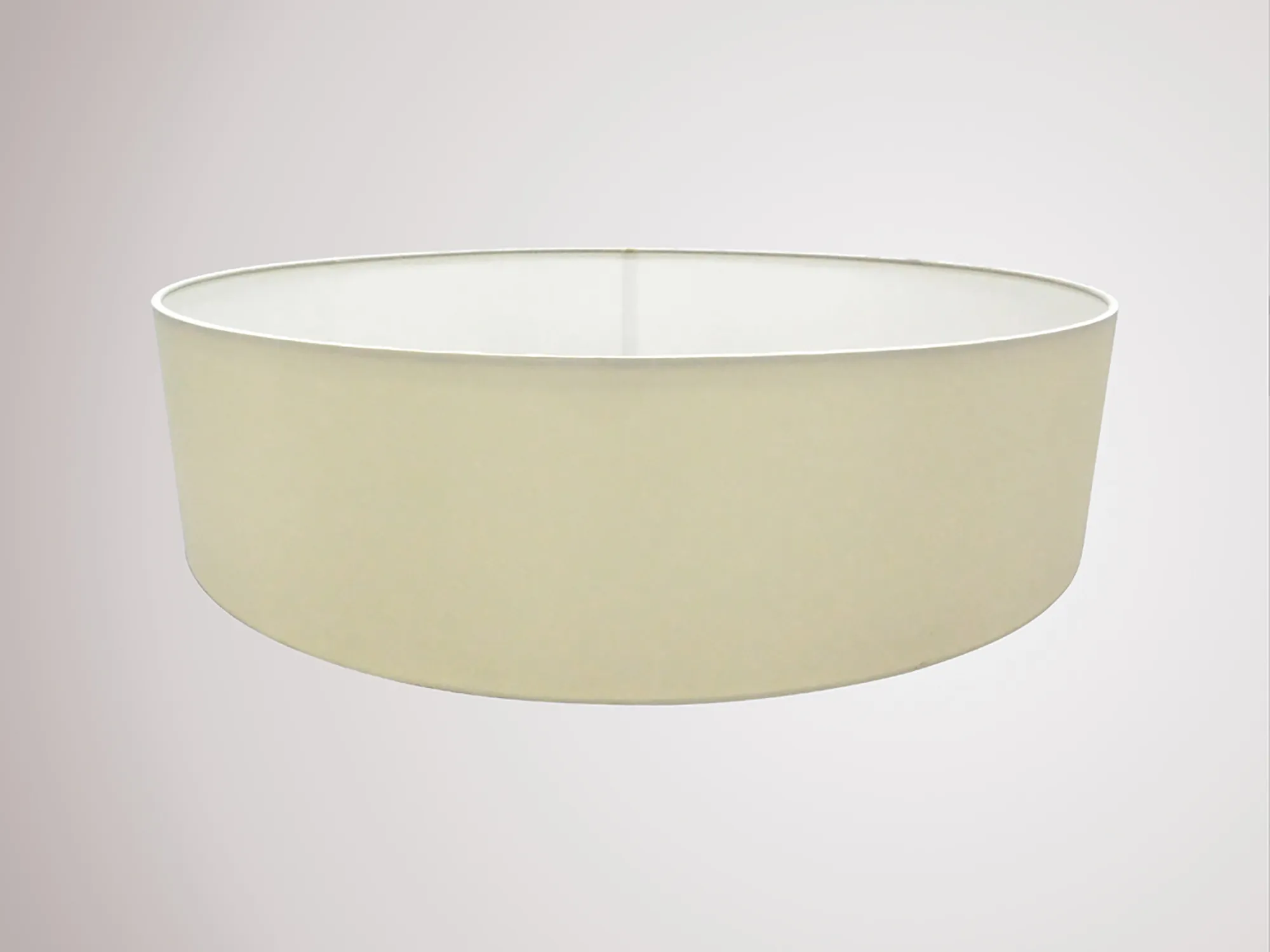 Serena 60cm Faux Silk Fabric Shade Ivory Pearl, White D0311  Deco Serena